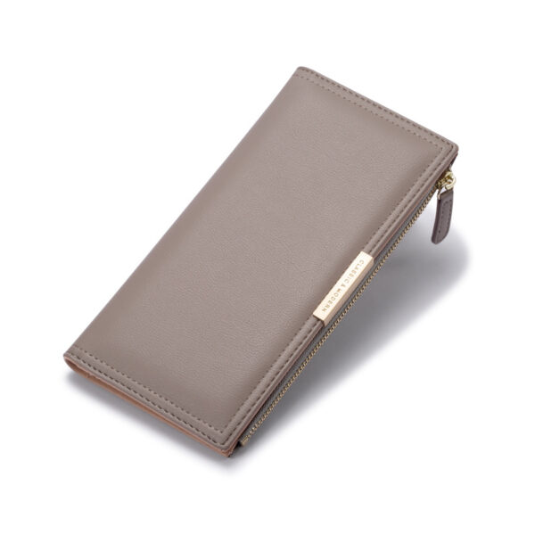 Geldbörsen Und Taschen Mode Einfarbig PU Geldbörse Universal #3914 – Bild 3