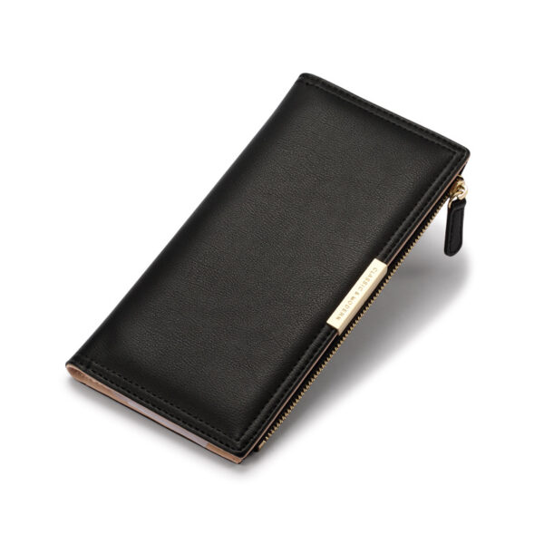 Geldbörsen Und Taschen Mode Einfarbig PU Geldbörse Universal #3914 – Bild 5